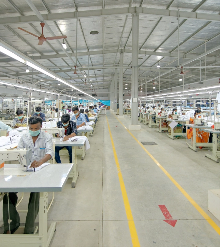 Manufacturing facility floor